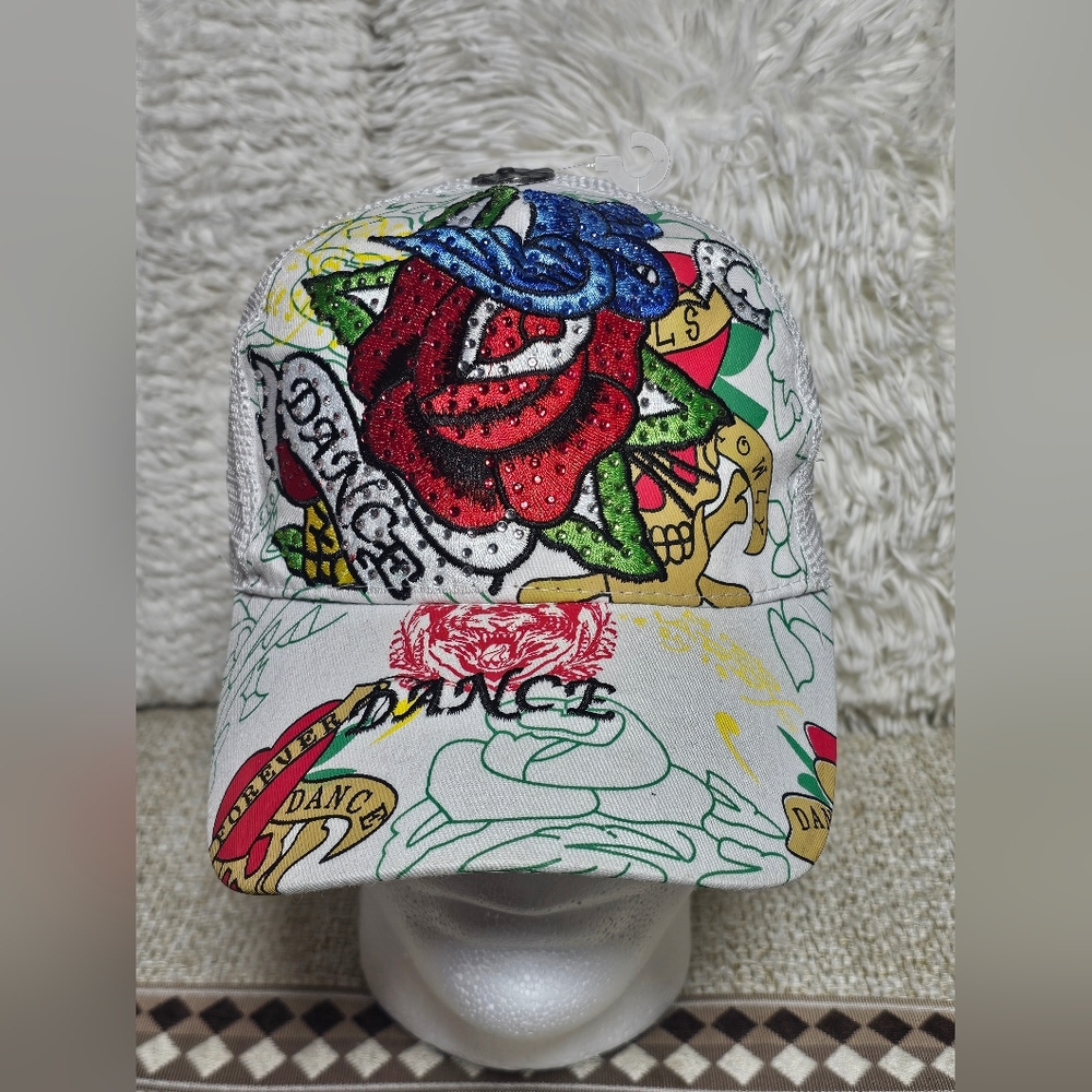 Colorful Tattoo Art Cap